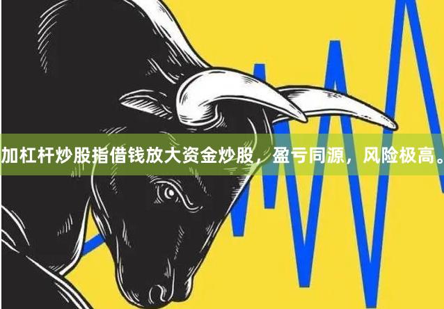 加杠杆炒股指借钱放大资金炒股，盈亏同源，风险极高。